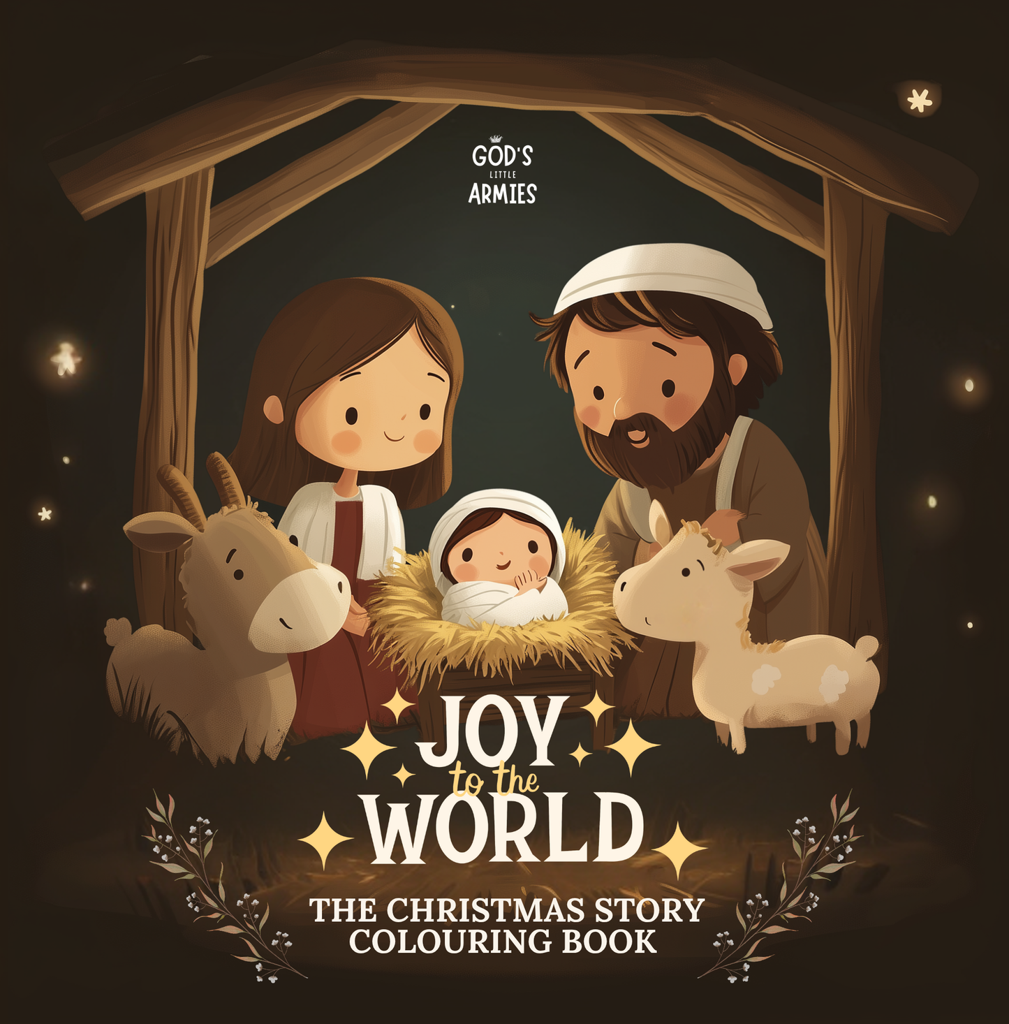 Joy to the World: The Christmas Story Colouring Book