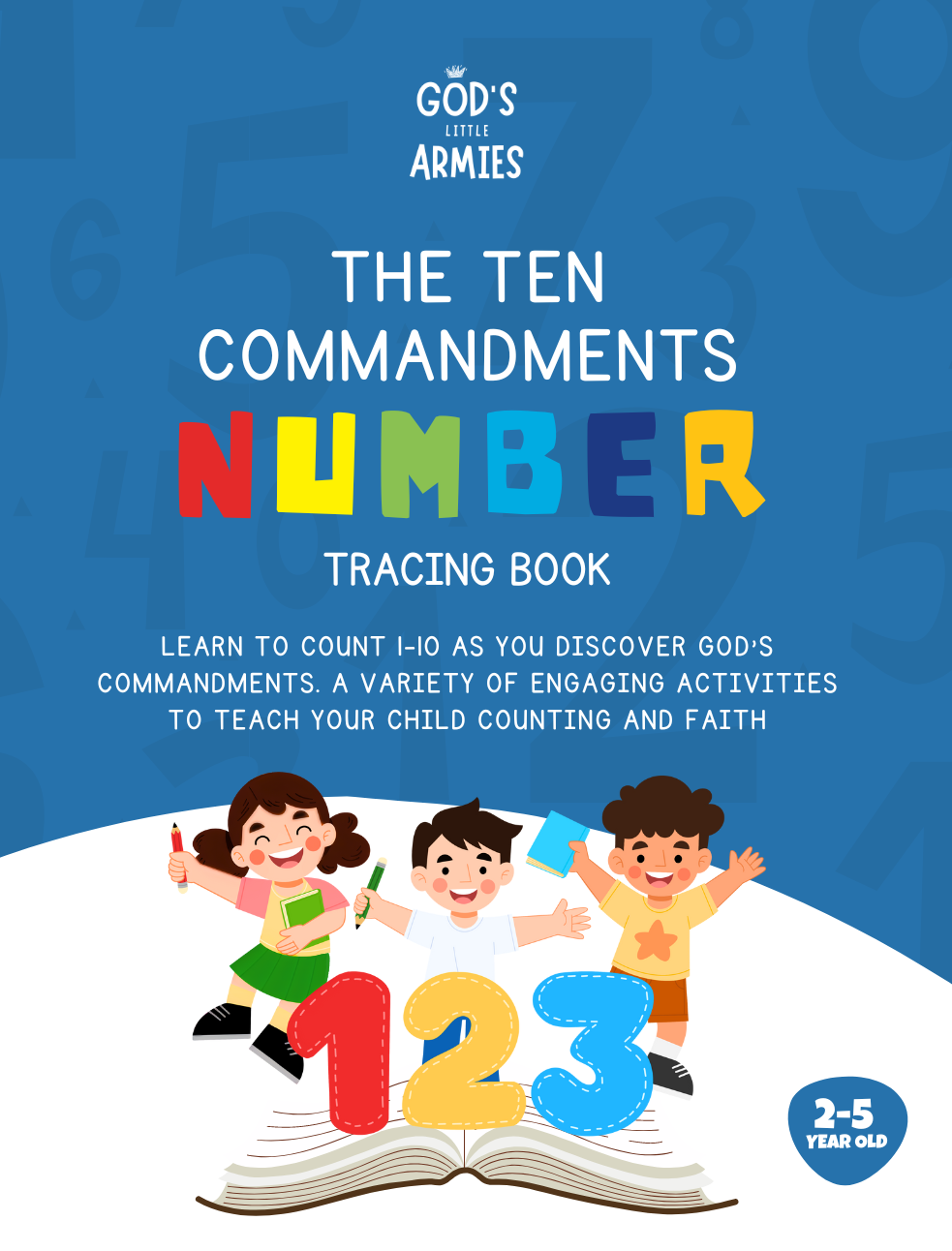 The Ten Commandments Number Tracing Book